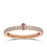 Kimberley Oval Argyle Pink Diamond Ring in 18ct Rose Gold