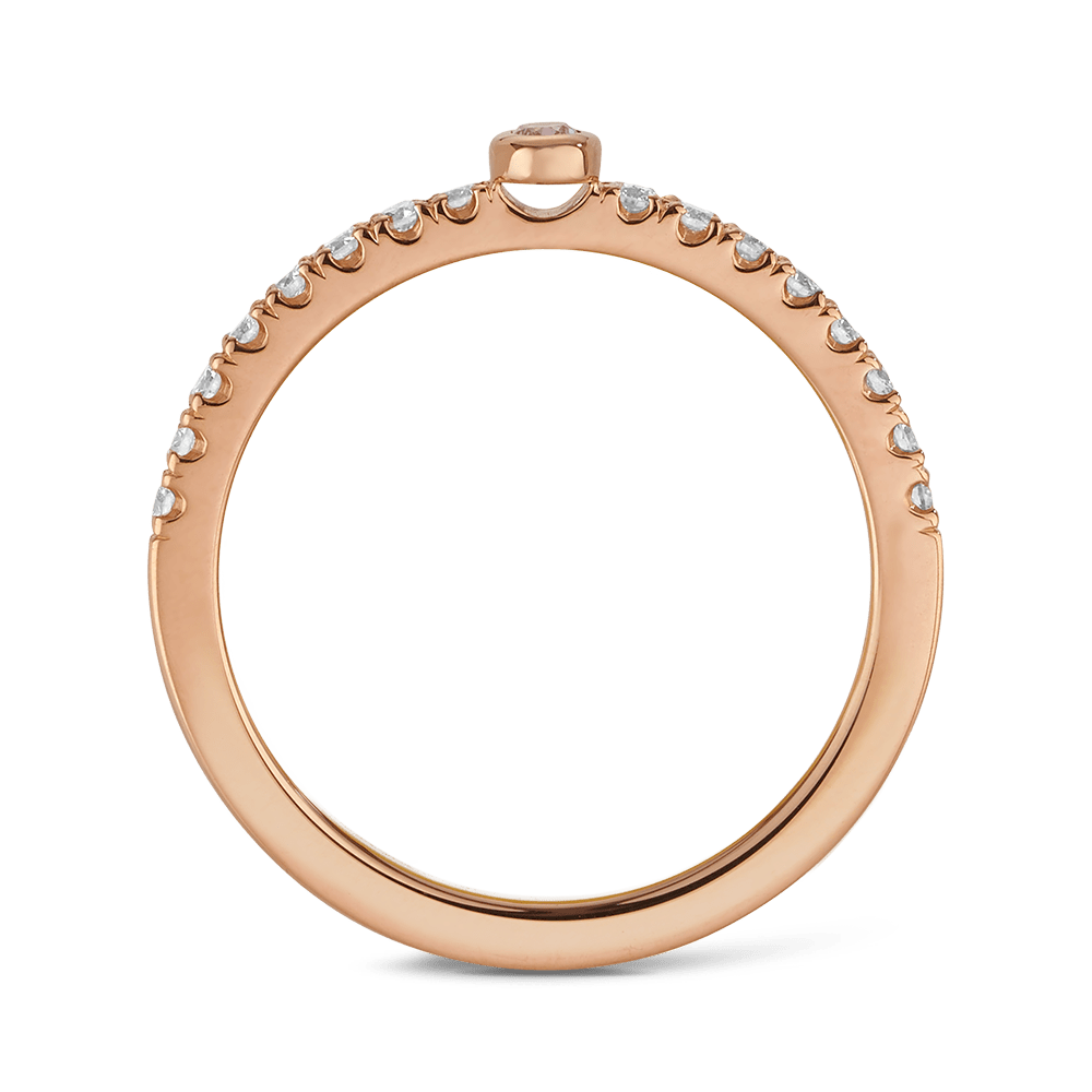 Kimberley Oval Argyle Pink Diamond Ring in 18ct Rose Gold