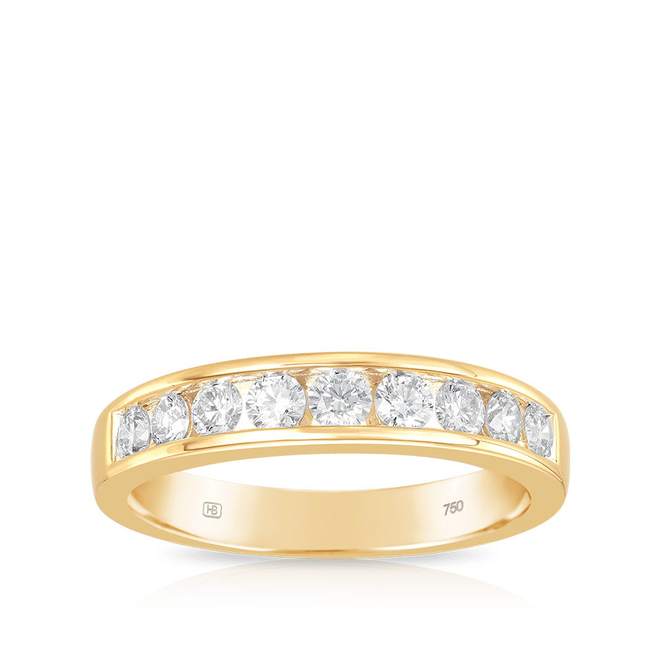 Quintessential 0.63 Carat Diamond Ring in 18ct Yellow Gold Hardy Brothers
