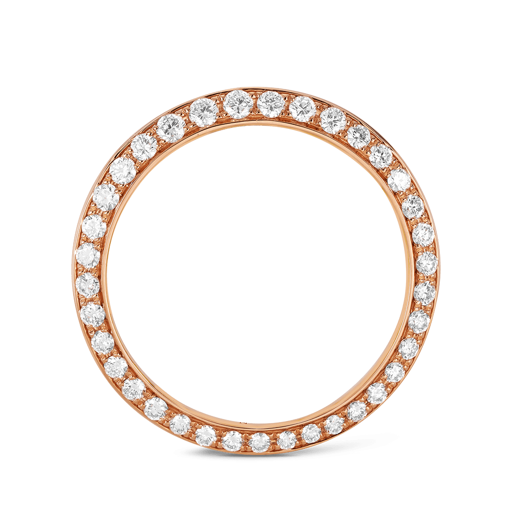 Paeonia 0.45ct Full Circle Diamond Wedding Ring in 18ct Rose Gold Hardy Brothers Jewellers