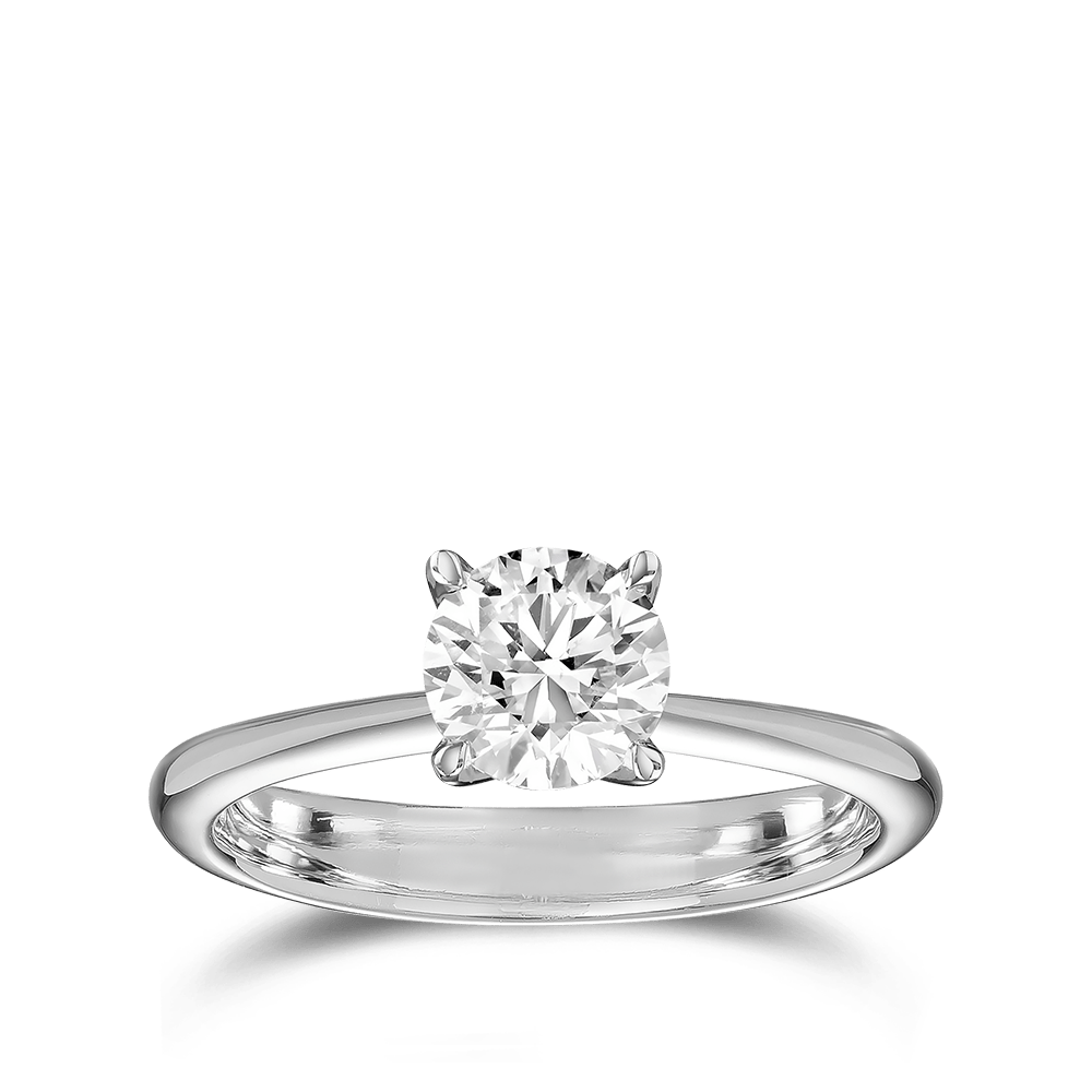 One carat white gold engagement ring deals