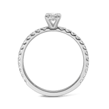 0.30ct Round Brilliant Cut Diamond Engagement Ring - Quintessential