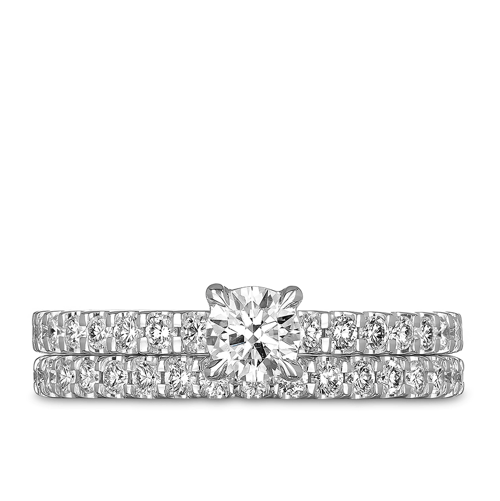 0.30ct Round Brilliant Cut Diamond Engagement Ring - Quintessential