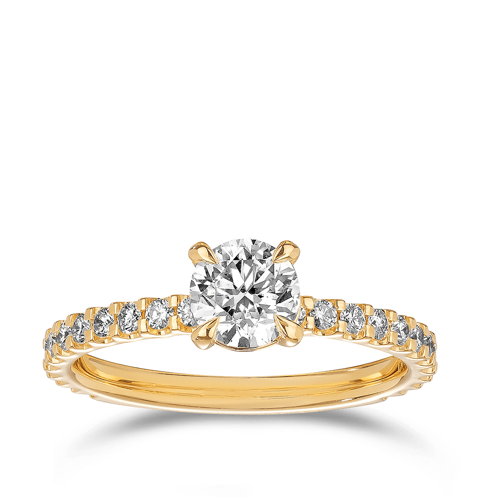 0.50ct Round Brilliant Cut Diamond Engagement Ring - Quintessential