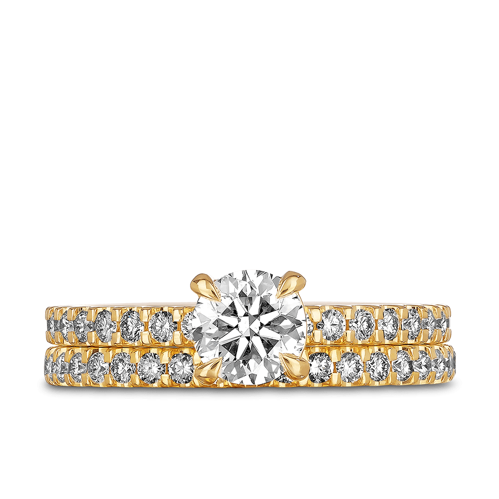 0.50ct Round Brilliant Cut Diamond Engagement Ring - Quintessential