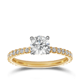 Quintessential 0.75 Carat Diamond Solitaire Engagement Ring in 18ct Yellow Gold Hardy Brothers 