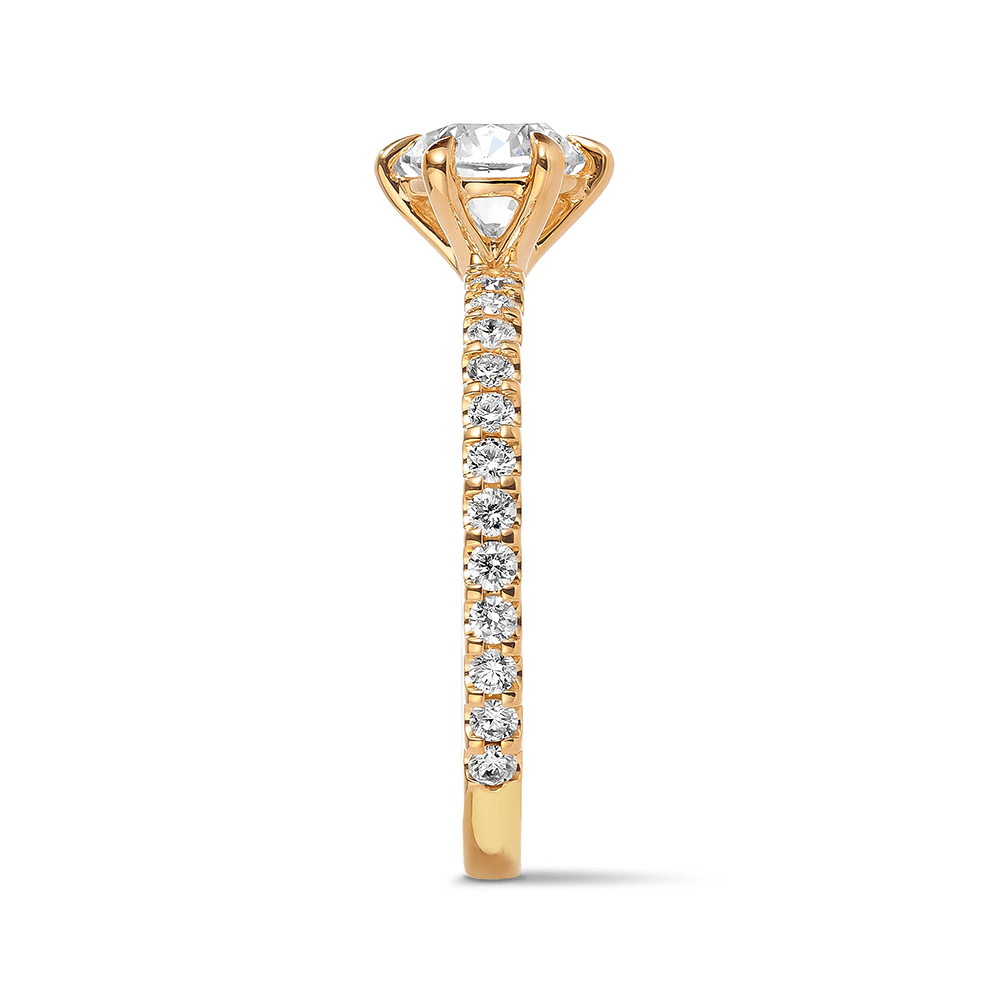 Quintessential 1.00 Carat Diamond Solitaire Engagement Ring in 18ct Yellow Gold Hardy Brothers