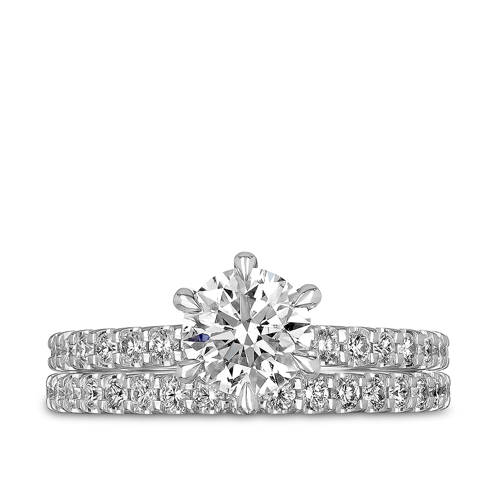 1.00ct Round Brilliant Cut Diamond Engagement Ring - Quintessential