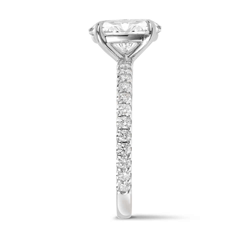 2.00ct Oval Cut Diamond Engagement Ring - Quintessential Engagement