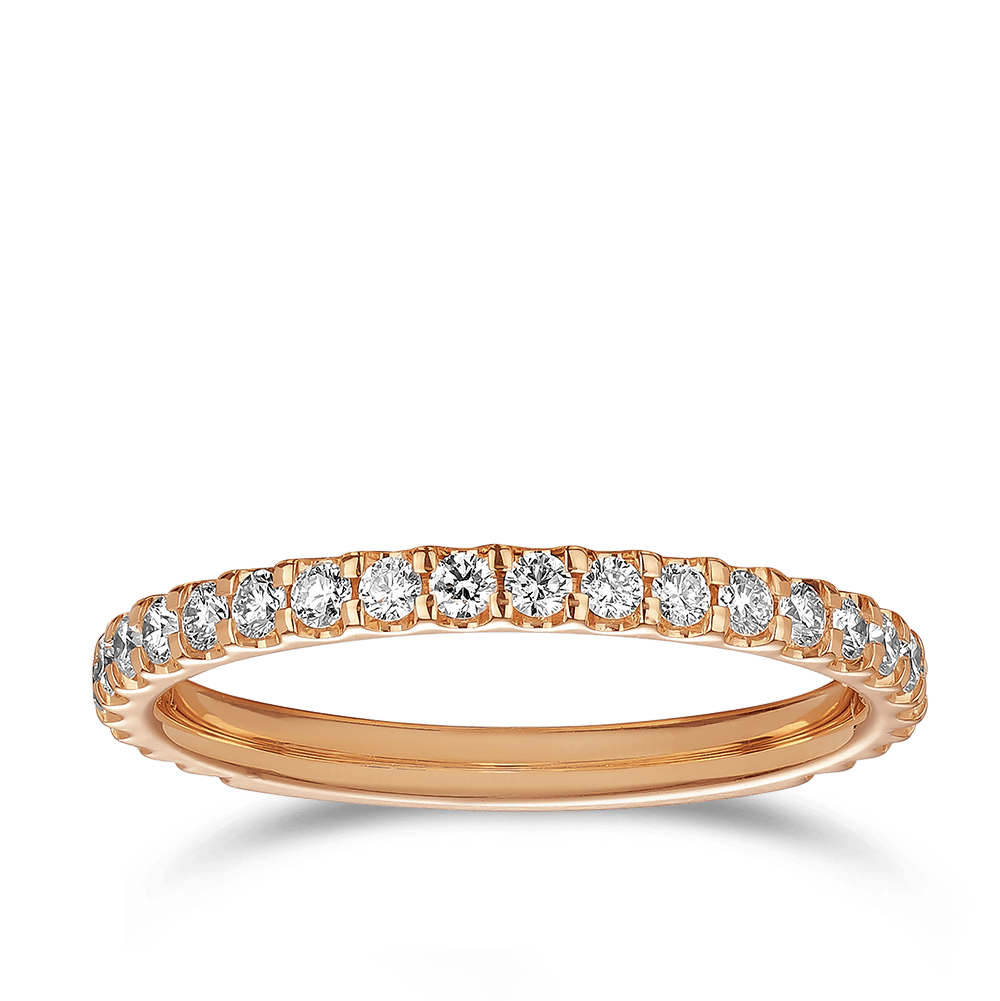 Quintessential 0.40 Carat Diamond Ring in 18ct Rose Gold