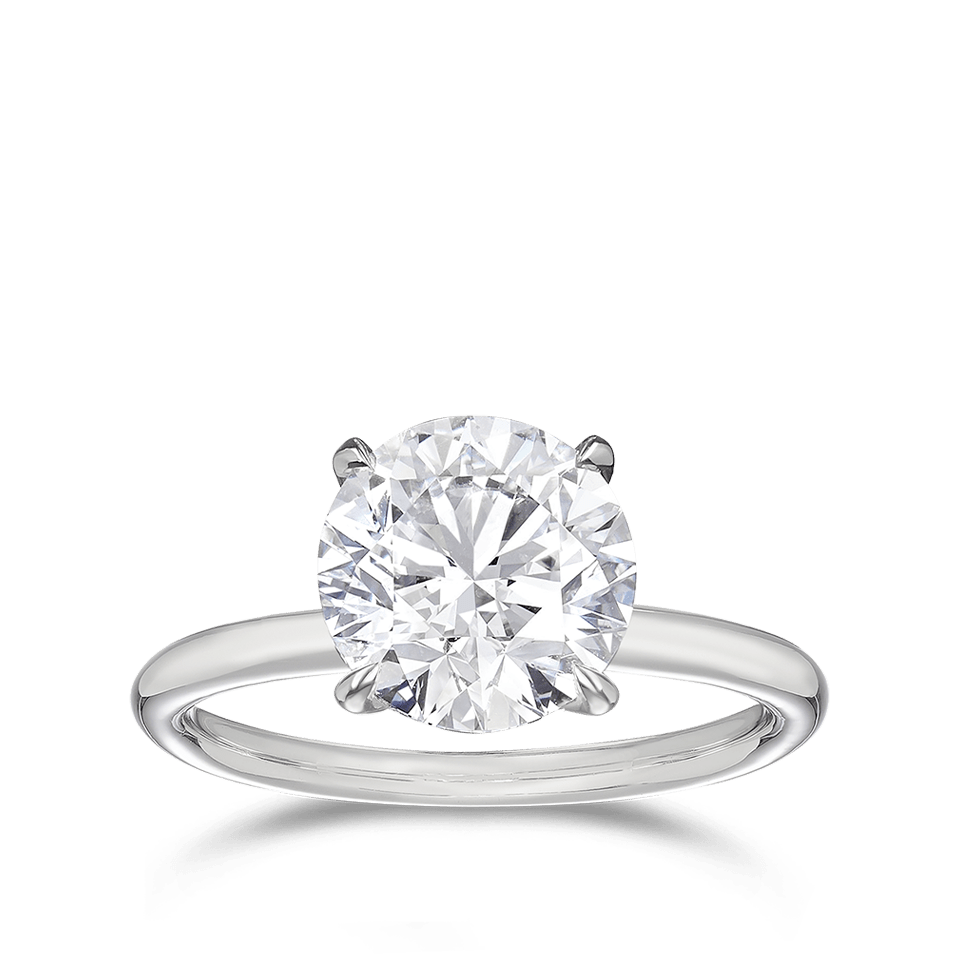 Raffin 3.00 Carat Diamond Solitaire Engagement Ring in 18ct White Gold