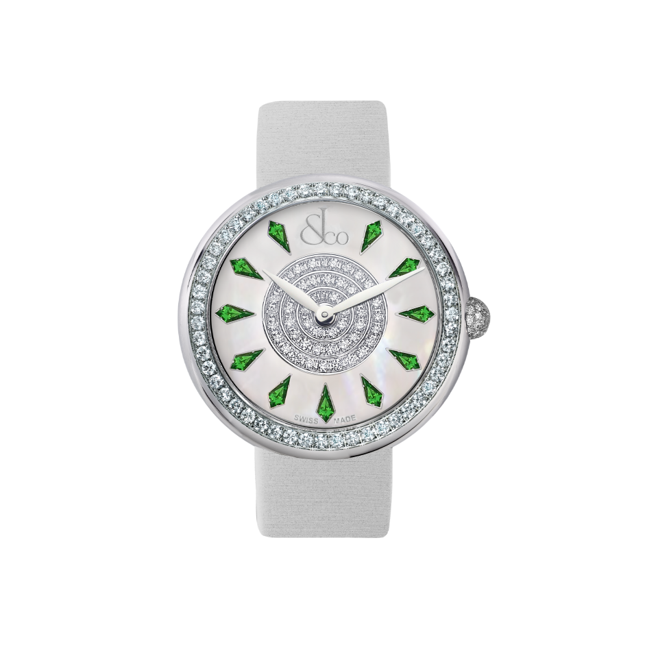 Hardy Brothers Jewellers Jacob & Co Brilliant One Row Tsavorites 38MM BQ020.10.RO.KD.A