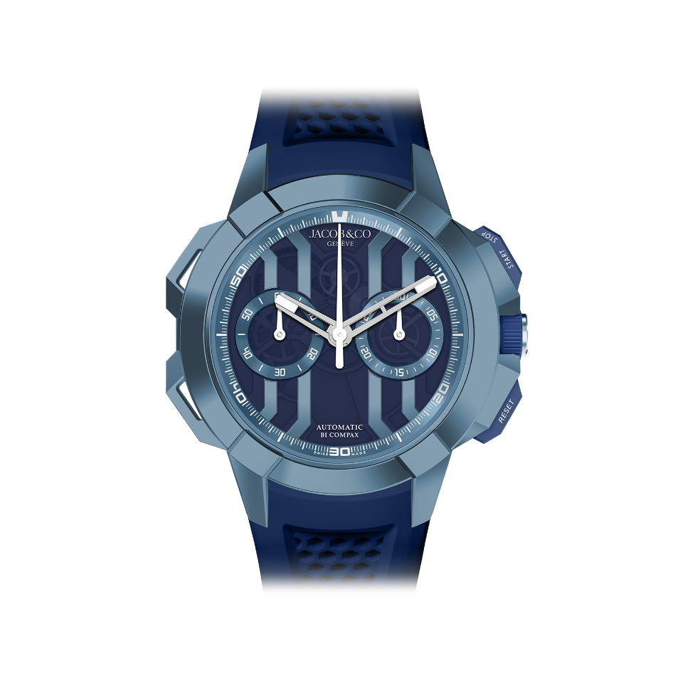 Hardy Brothers Jewellers Jacob & Co. Epic X Chrono Titanium Blue 44MM EC400.22.AF.AA.ABRUA