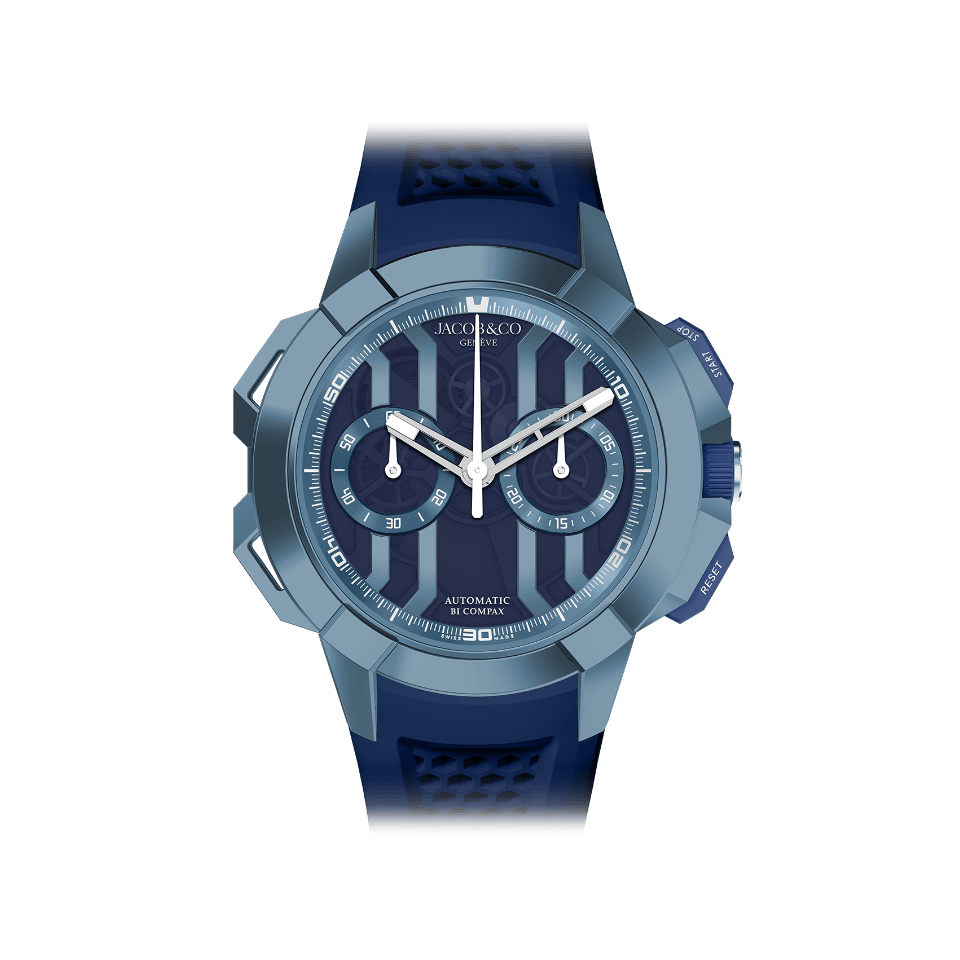 Hardy Brothers Jewellers | Jacob & Co. Epic X Chrono Titanium Blue 44MM