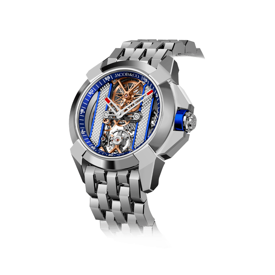 Hardy Brothers Jewellers | Jacob & Co. Epic X V2 Stainless Steel Blue 44MM