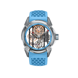 Hardy Brothers Jewellers Jacob & Co Epic X VI Titanium Sky Blue Watch EX110.20.AA.AJ.ABRUA