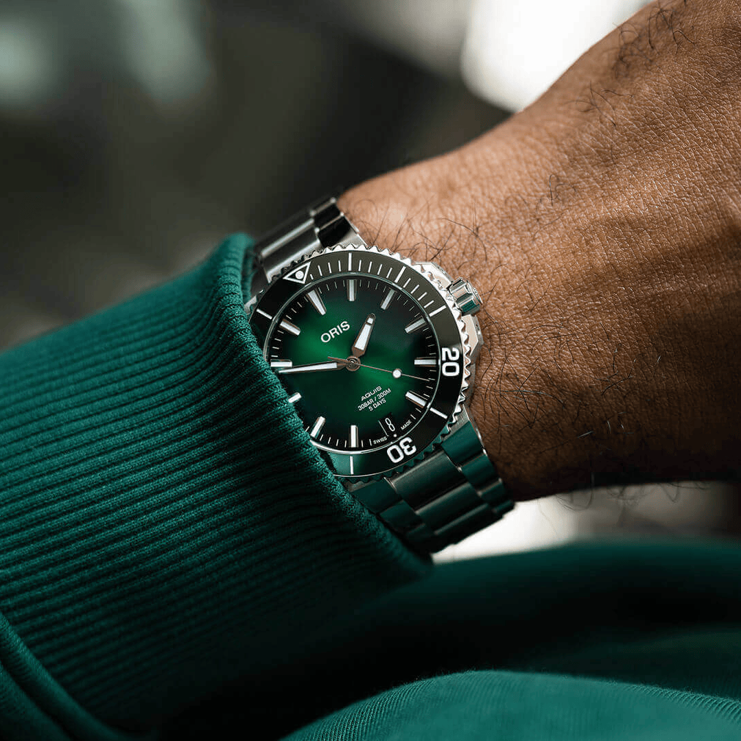 Oris Aquis Date Calibre 400 Watch 400 7769 4157 MB | Hardy Brothers Jewellers
