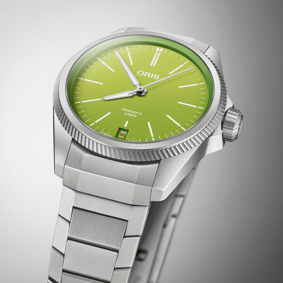 Oris ProPilot X Kermit Edition Watch | Hardy Brothers Jewellers