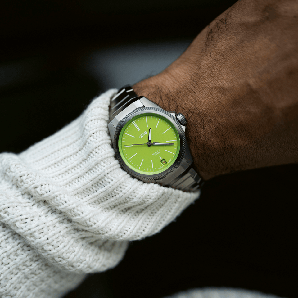 Oris ProPilot X Kermit Edition Watch | Hardy Brothers Jewellers