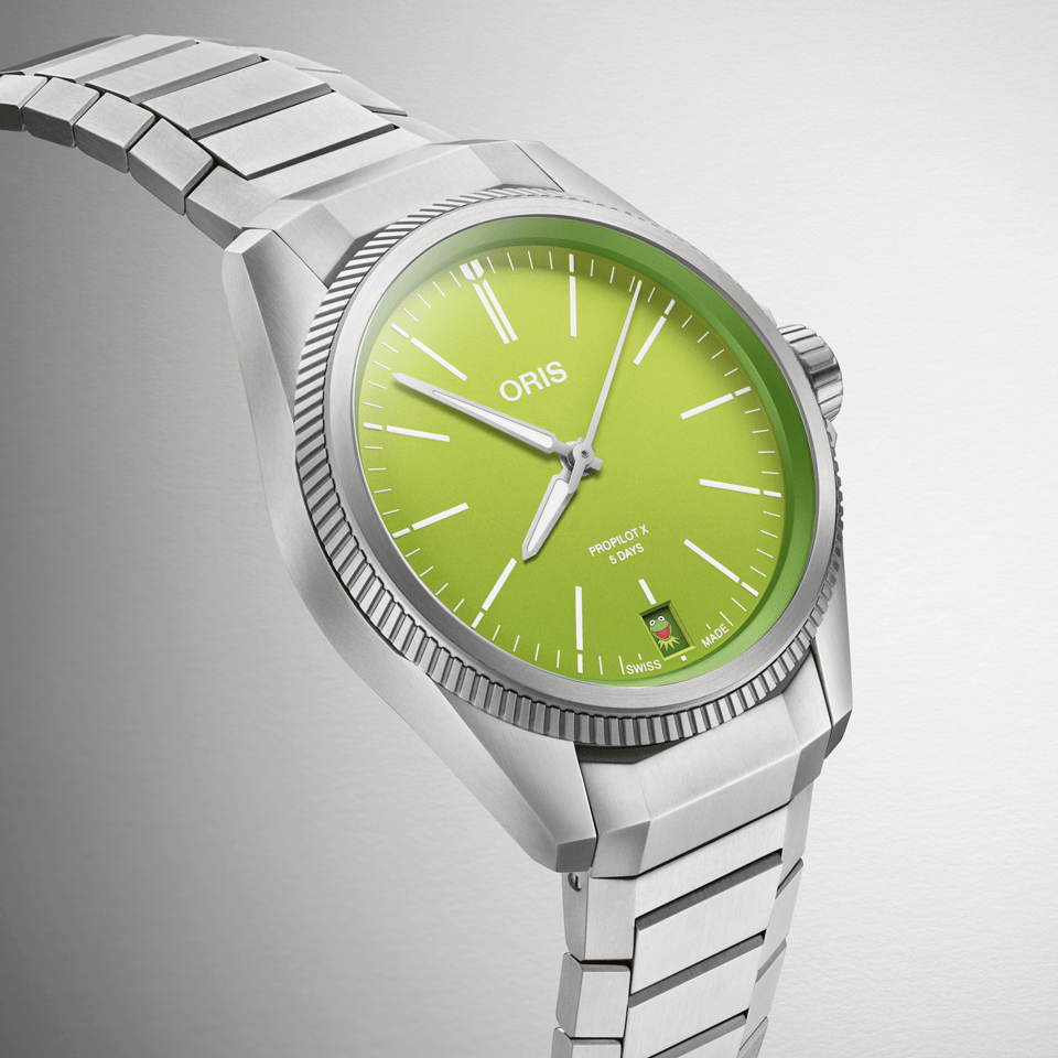 Oris ProPilot X Kermit Edition Watch | Hardy Brothers Jewellers