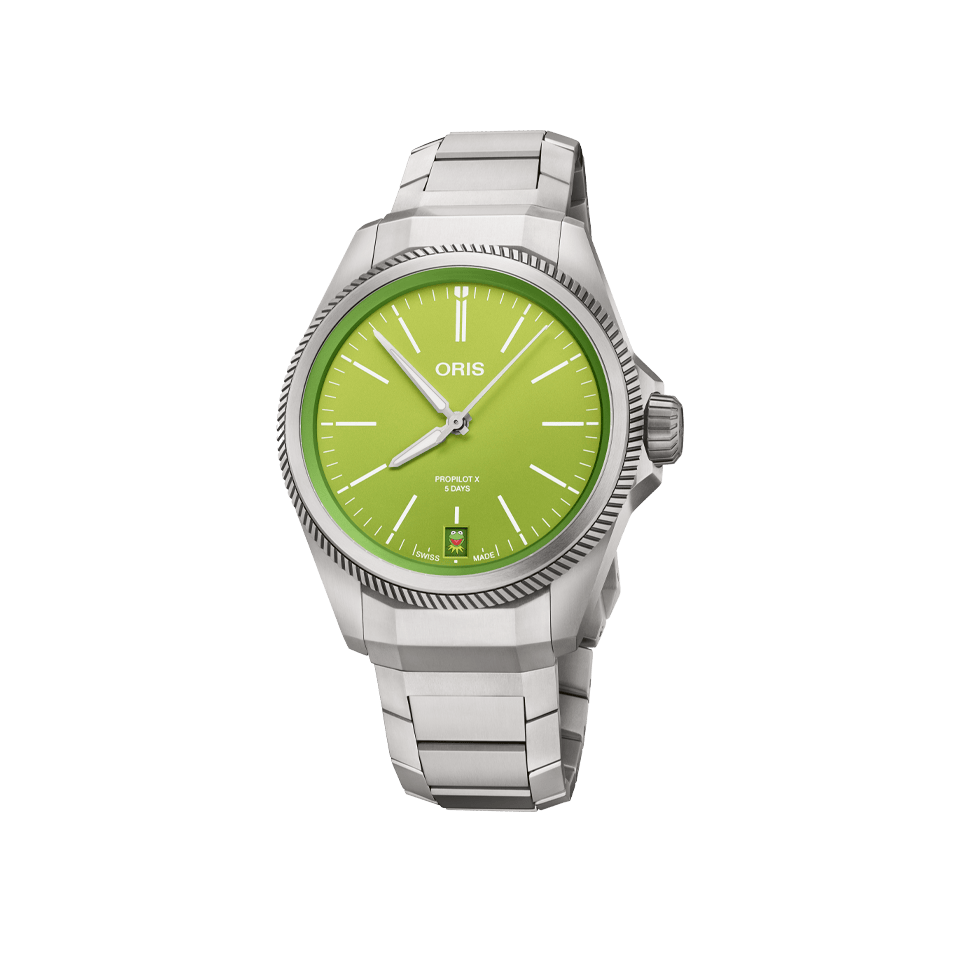 Oris ProPilot X Kermit Edition Watch | Hardy Brothers Jewellers