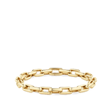 Paperclip Chain Bracelet in 18ct Yellow Gold