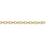 Paperclip Diamond Chain Bracelet in 18ct Yellow Gold