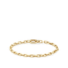Paperclip Diamond Chain Bracelet in 18ct Yellow Gold