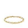 Diamond Cut Cable Chain Bracelet in 18ct Yellow Gold - Hardy Brothers