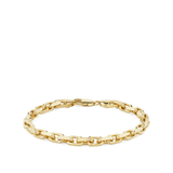 Diamond Cut Cable Chain Bracelet in 18ct Yellow Gold - Hardy Brothers