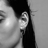 Quintessential Hoop Earrings in 18ct White Gold