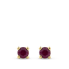 Ear Party Mini 18ct Gold Ruby Stud Earrings