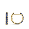 Ear Party 18ct Gold Sapphire Huggie Earrings