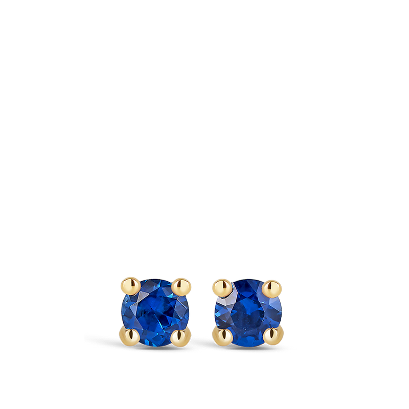Ear Party Sapphire Stud Earrings in 18ct Yellow Gold Hardy Brothers Jewellers