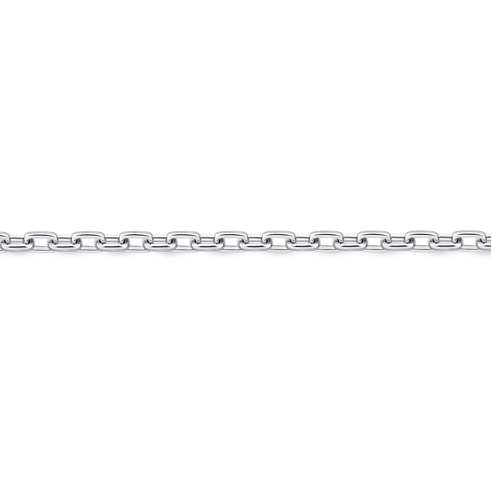 Paperclip Chain Bracelet in Silver