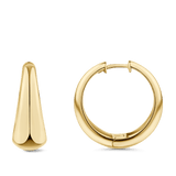 Statement Graduated Hoop Earrings in 18ct Yellow Gold | Hardy Brothers Jewellers