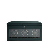 WOLF British Racing Green Triple Watch Winder