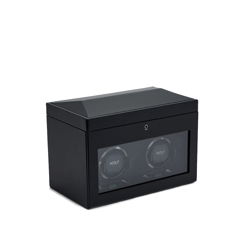 Wolf 1834 British Racing Double Watch Winder with Storage - Hardy Brothers Jewellers