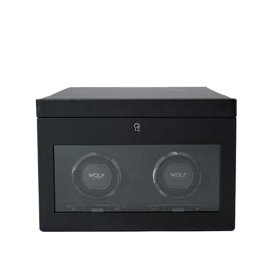 Wolf 1834 British Racing Double Watch Winder with Storage - Hardy Brothers Jewellers