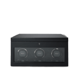 Wolf 1834 British Racing Triple Watch Winder with Storage - Hardy Brothers Jewellers