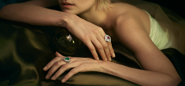 Hardy Brothers Jewellers Vault Collection Emerald & Ruby Rings