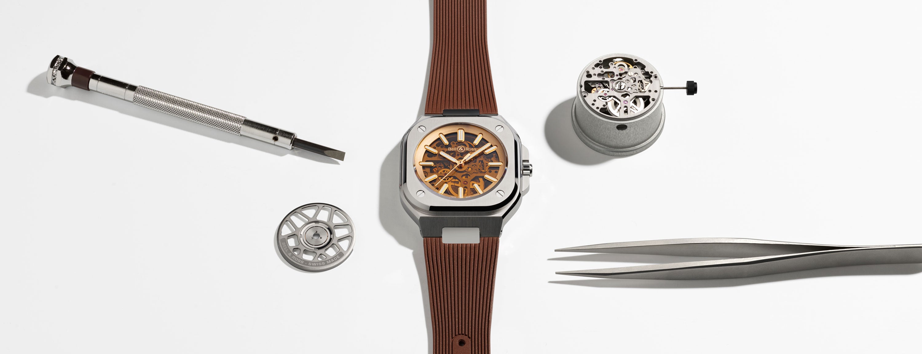From Bell & Ross: The New BR 05 Skeleton Golden
