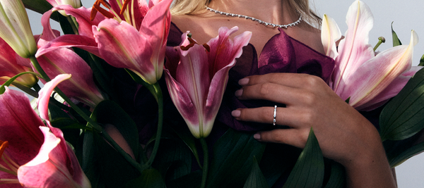Hardy Brothers Jewellers AW23 Wedding Campaign featuring 2.00 Carat Diamond Solitaire Engagement Ring