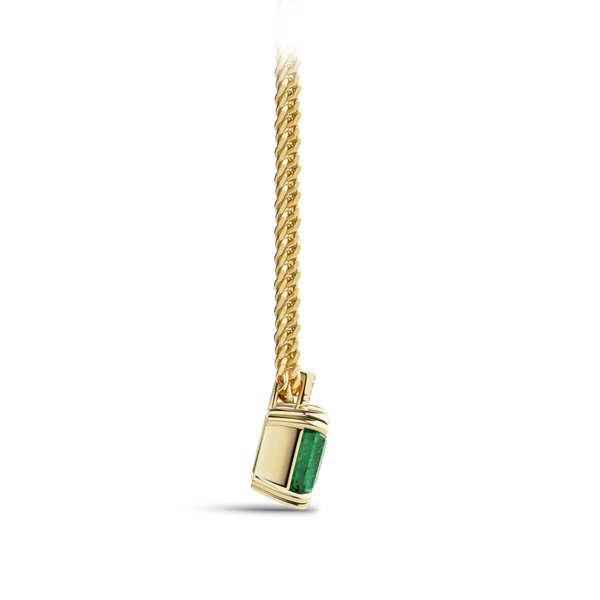 11.70 Carat Emerald and Diamond Pendant in 18ct Yellow Gold Hardy Brothers Jewellers