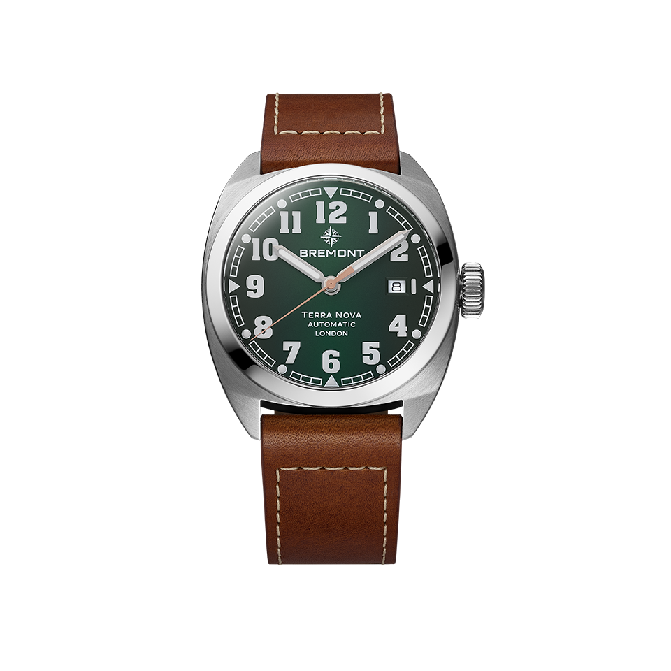 Bremont Terra Nova Automatic 40.50mm Watch TN40-DT-SS-GN-L-S