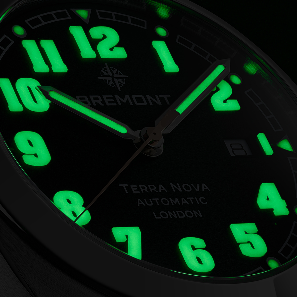 Bremont Terra Nova Automatic 40.50mm Watch TN40-DT-SS-GN-B