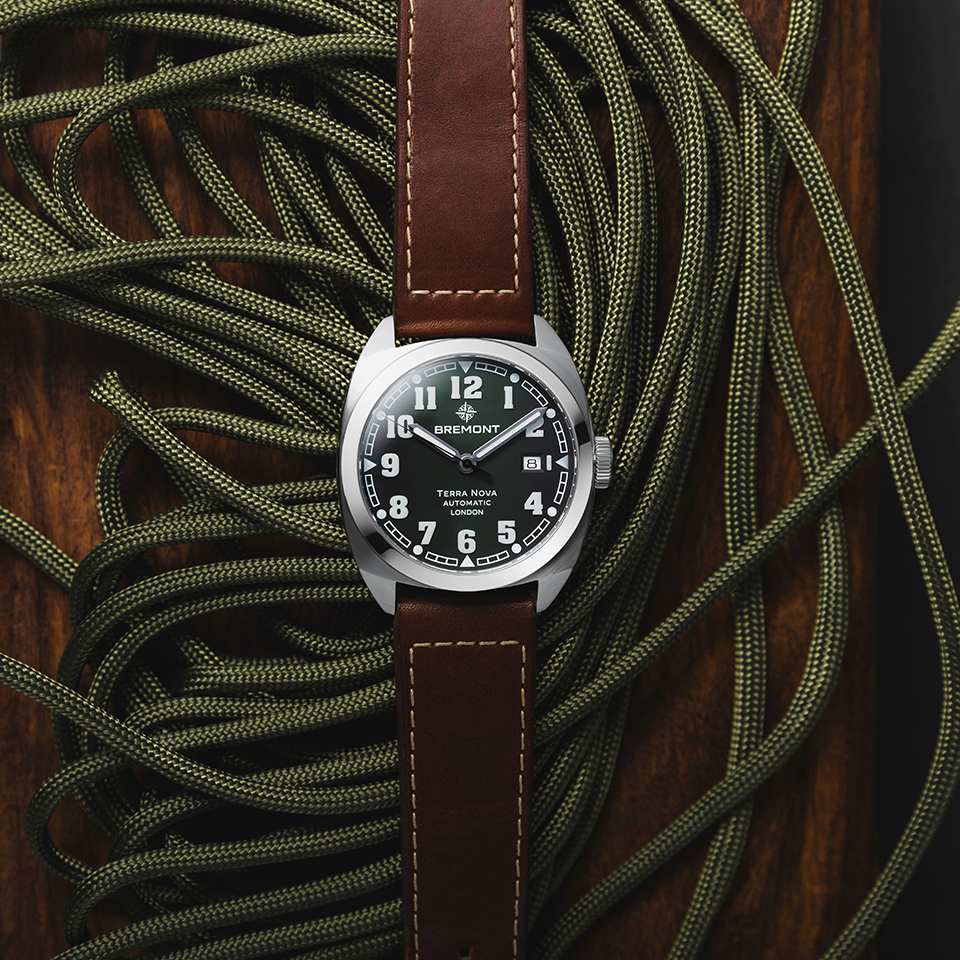 Bremont Terra Nova Automatic 40.50mm Watch TN40-DT-SS-GN-L-S