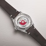 Oris x Cervo Volante Big Crown Pointer Date Men’s Automatic 40mm Watch 754 7785 4038SET, stainless steel caseback with Cervo Volante engravings.