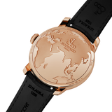 JACOB & CO THE WORLD IS YOURS AUTOMATIC BLACK DUAL TIME ZONE 43MM