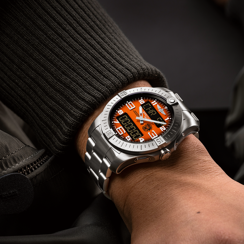 Breitling digital watch hot sale